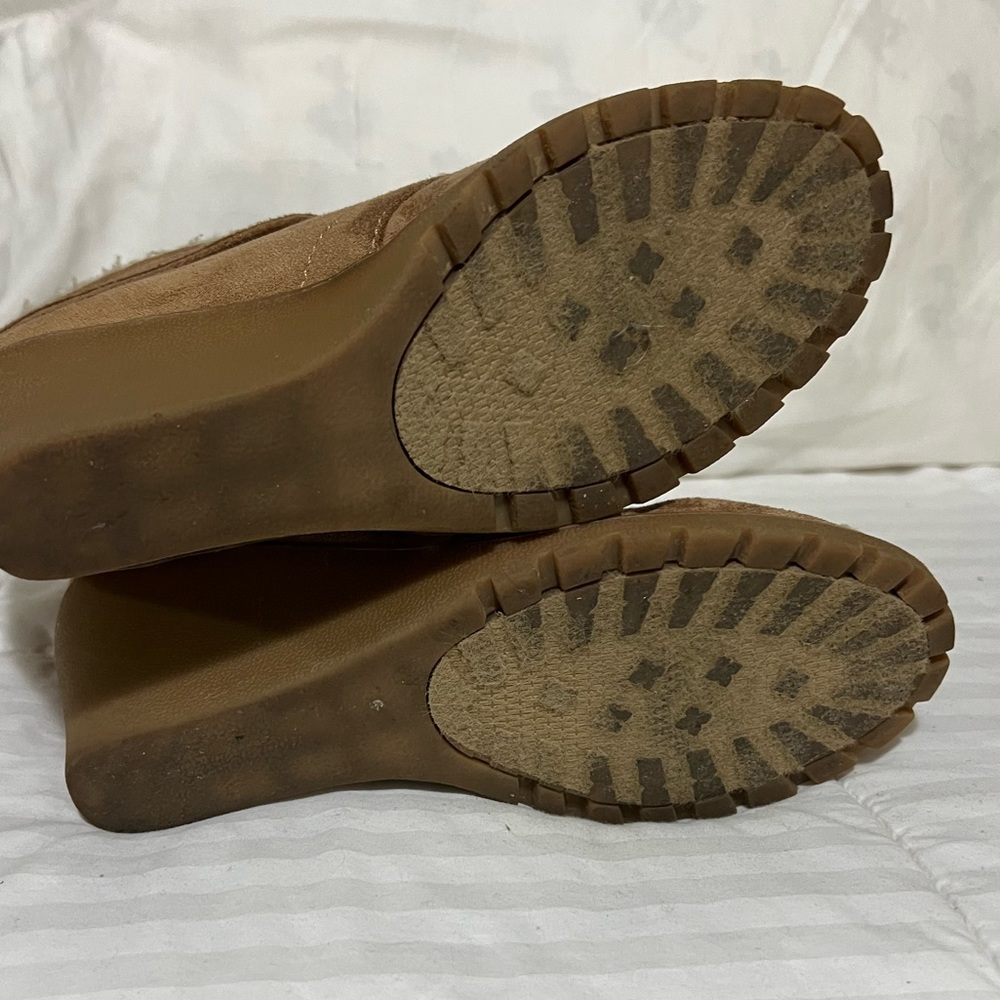 Nautica Suede Lace-up Wedge Boots - Picture 8 of 10